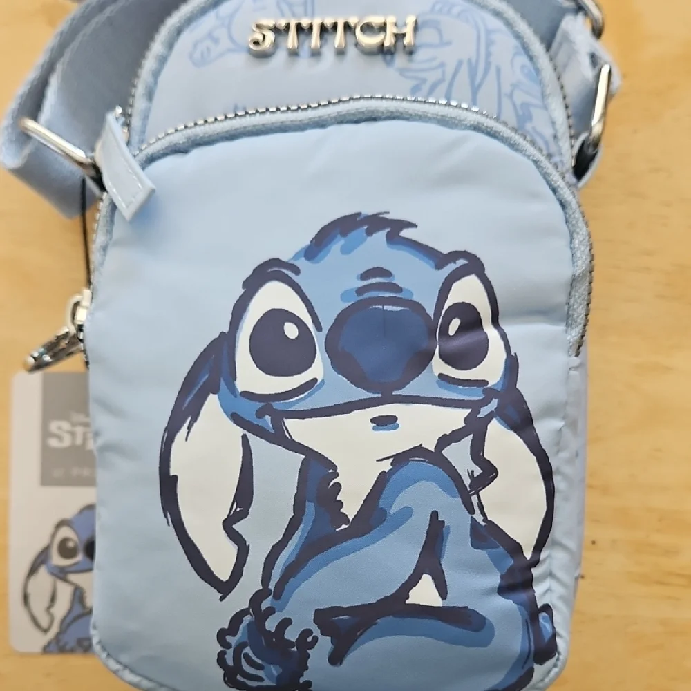 Primark at Disney Stitch Character Crossbody Bag - Light Blue - Picture 2 of 15